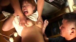 Big titted Japanese slut is milked