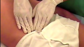 Gorgeous twink gets banged by a gay doctor.