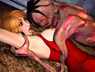 Resident evil porn with cute girls and zombies from hell