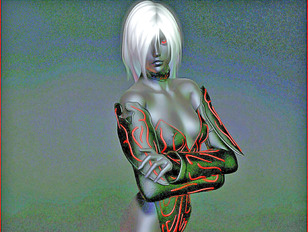 Best 3d babe collection with alien creatures