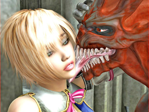 Lovely 3D babes getting nailed by aliens, monsters and demons