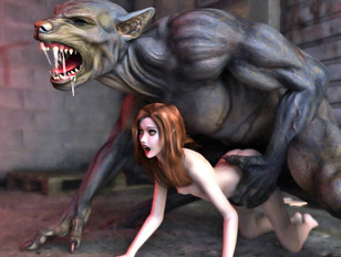 3d monster sex images with naughty girl fucking in the dark