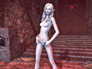 Amazingly foxy fantasy babes posing naked - 3D nude fantasy xxx gallery