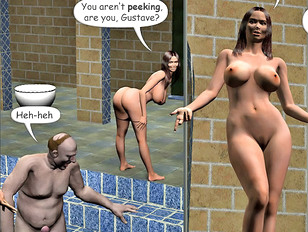 Blind date– 3d fantasy babes with giant sex comic