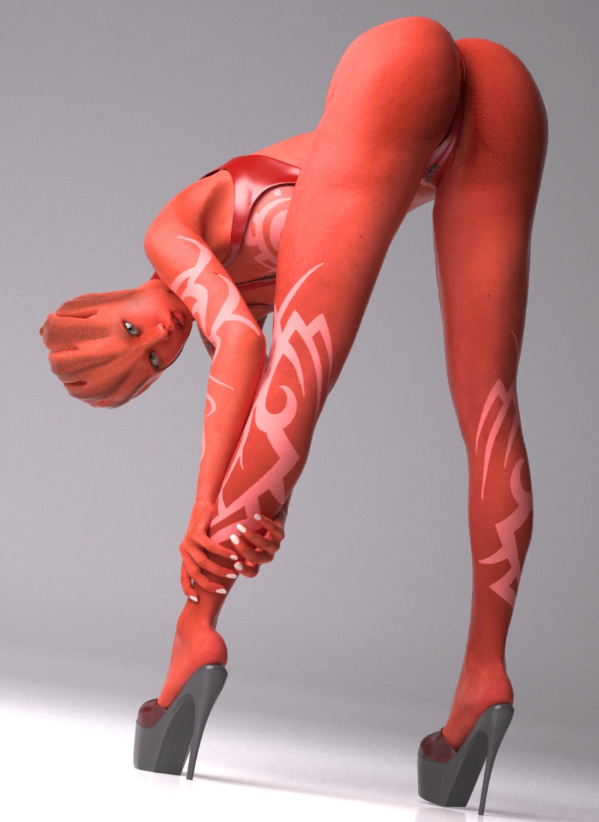 840px x 1152px - Kinky 3D alien nurse posing with nothing on at 3dEvilMonsters