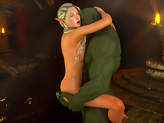 picture #4 ::: Hot 3D sorceress exposing her lewd body
