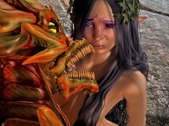 picture #2 ::: Horny phoenix attacks and fucks the hot priestess