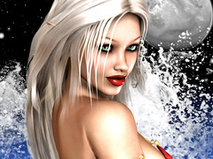picture #1 ::: Busty blonde showering in troll and goblin jizz