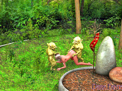 picture #2 ::: Elven priestess ambushed and raped by gnomes