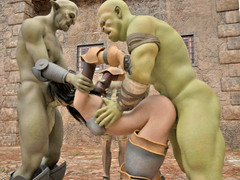 picture #8 ::: Brave warrior girl brutally fucked by orcs