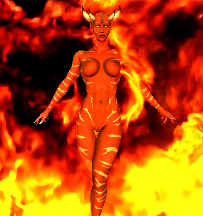 Female Demons Having Sex - The depths of hell - 3d lesbian demon gallery at Hd3dMonsterSex.com