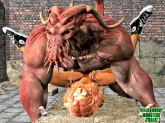 picture #2 ::: Watch more of 3d hot babes fucked with gigantic dicks of monsters