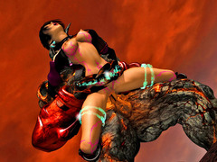 picture #10 ::: Fantasy 3d babe raped hard by alien!