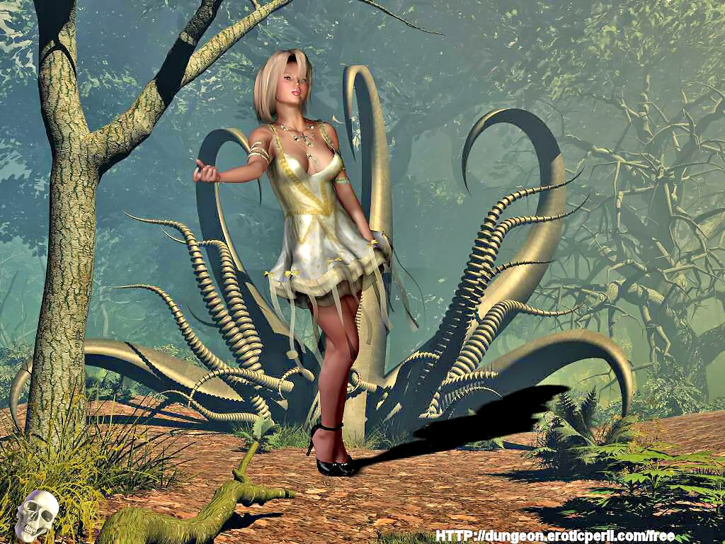 3d Fantasy Women Sex - 3D fantasy babes having sex with tentacle monsters