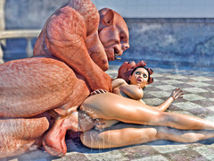picture #2 ::: 3dbabes were posing nude and were fucked by huge trolls
