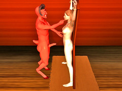 picture #9 ::: Hot babes fucked senseless by foul demons