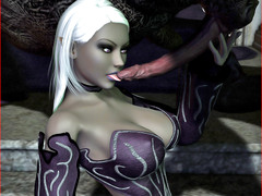 picture #4 ::: 3d monster rape for very hot elvish slut!