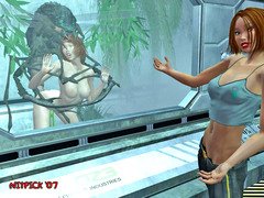 picture #4 ::: Hot 3d babes enjoying wicked interspecies sex