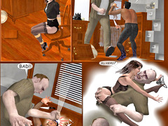 picture #4 ::: Horny giant kidnaps and rapes a hot lawyer