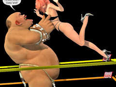 picture #6 ::: Wrestling with a giant turns into an orgy
