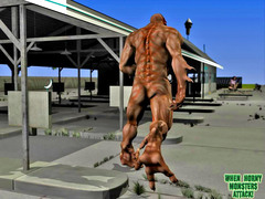 picture #1 ::: Wild beast rapes a girl on the parking lot