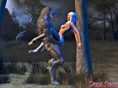picture #1 ::: Incredible female werewolf hentai that will be such a dope