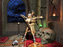 picture #5 ::: Gorgeous warrior princess captured by the horny ogre king