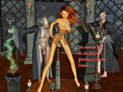 picture #4 ::: Hot girl forced into serving horny vampire lords
