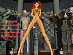 picture #5 ::: Hot girl forced into serving horny vampire lords