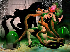 picture #4 ::: Tentacles xxx porn with fucked sluts by tentacles and monsters