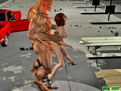 picture #3 ::: Amazing 3d monster porn on the parking lot
