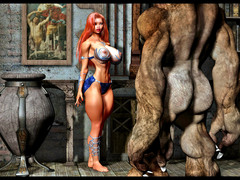 picture #5 ::: Slutty elven girls fucking horny monsters