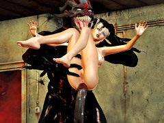 picture #3 ::: Kinky tentacle monster finds another sexy victim
