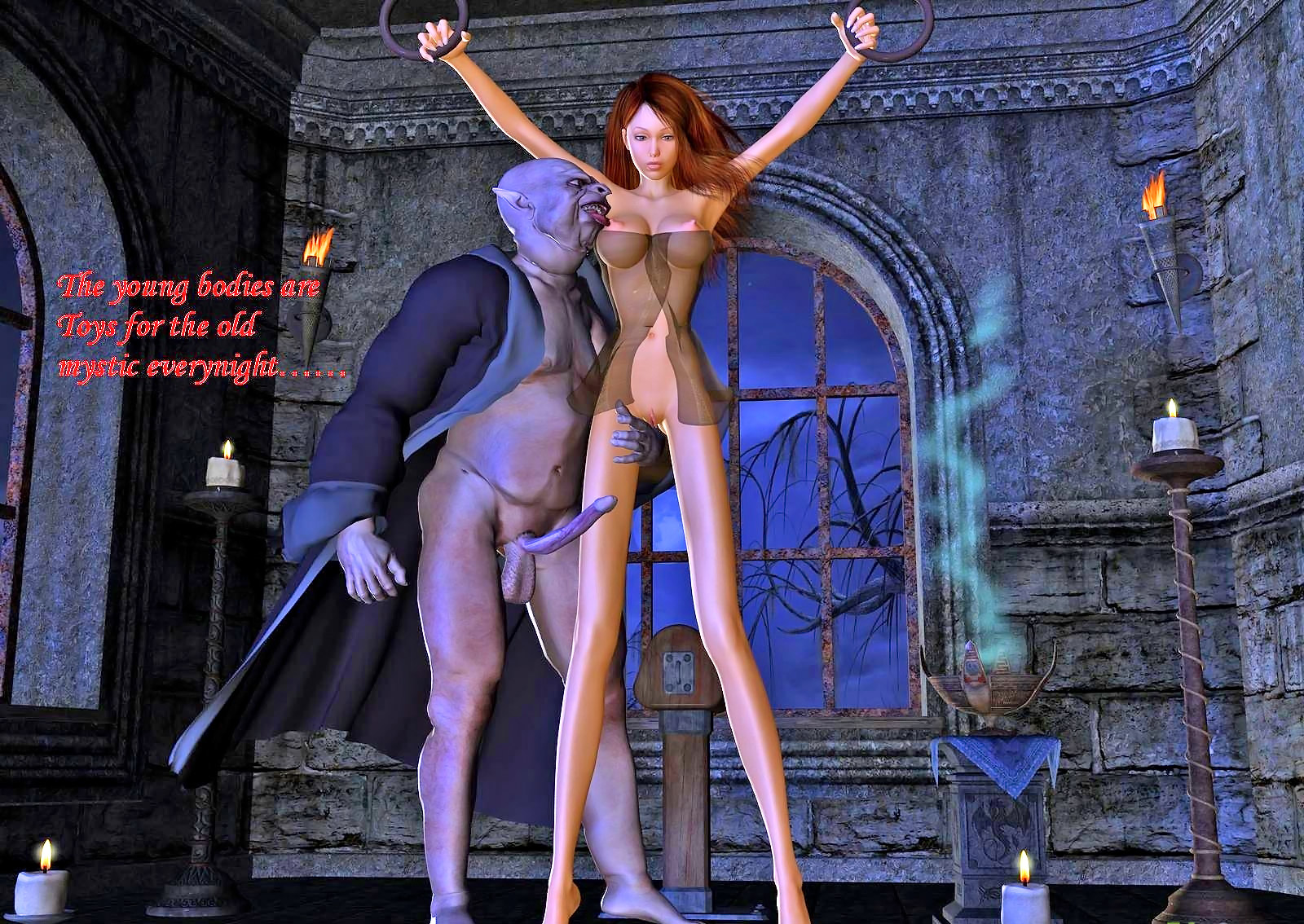Evil Sacrifice Porn - Nosferatu the horny vampire - Erotic sacrifice at midnight
