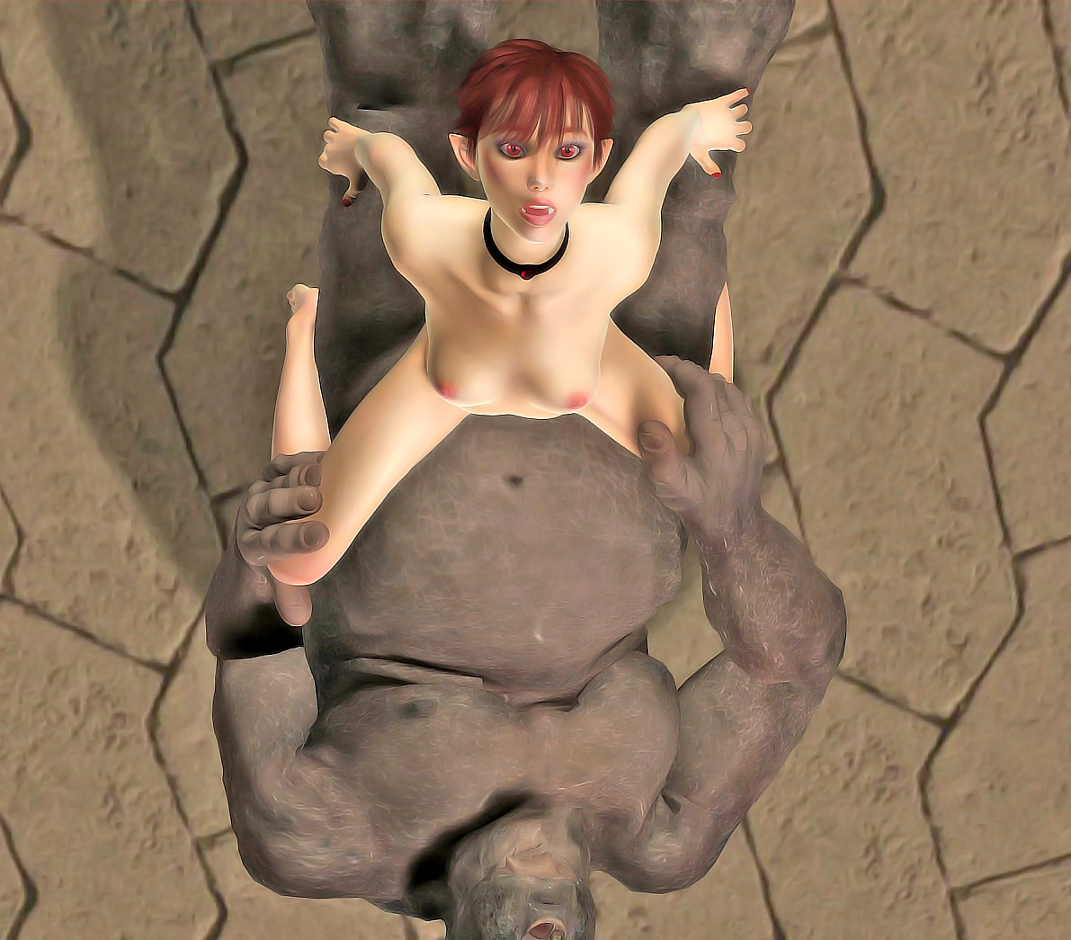 Petite Huge Big Monster - Petite girl gets her pussy destroyed by troll's giant cock |  3dwerewolfporn.com