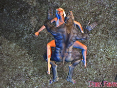 picture #4 ::: Hottie ambushed and raped by a horny werewolf