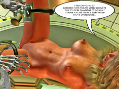 picture #2 ::: Kinky robot is programmed to drill every hole on babe's body
