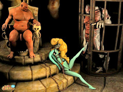 picture #3 ::: Twi'lek hottie chained and fucked by various monsters