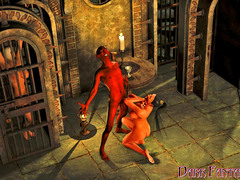 picture #4 ::: Red demon keeps girls caged and rapes them