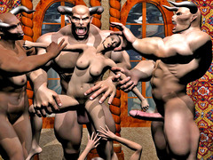 picture #8 ::: Busty girls from different planet abused by monsters