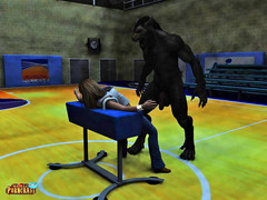 picture #4 ::: Trapped cheerleader fucked silly by a werewolf