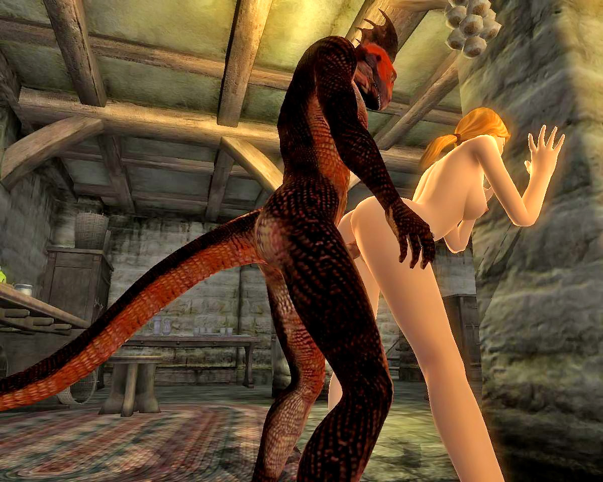 Cartoon Girl Fucked By Dragon - Dragon man loneliness - anime fucked by monster at Hd3dMonsterSex.com