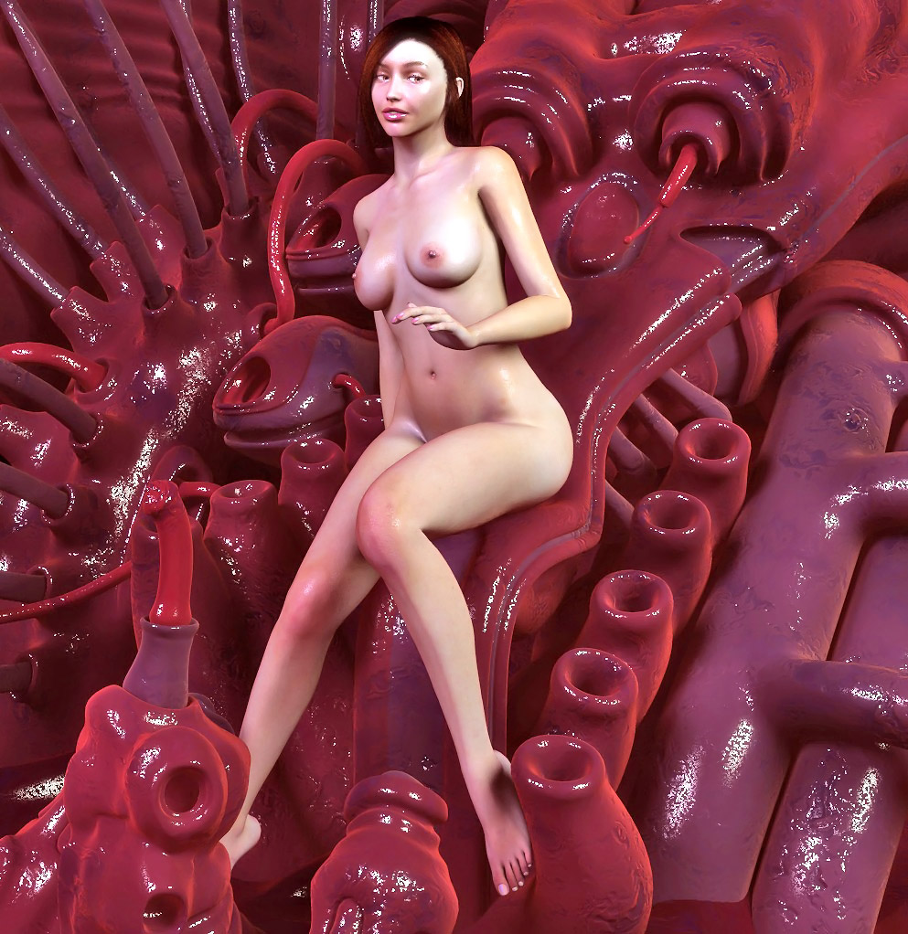 3d Space Tentacle Porn - Girls fornicating with giant tentacle monsters and demons