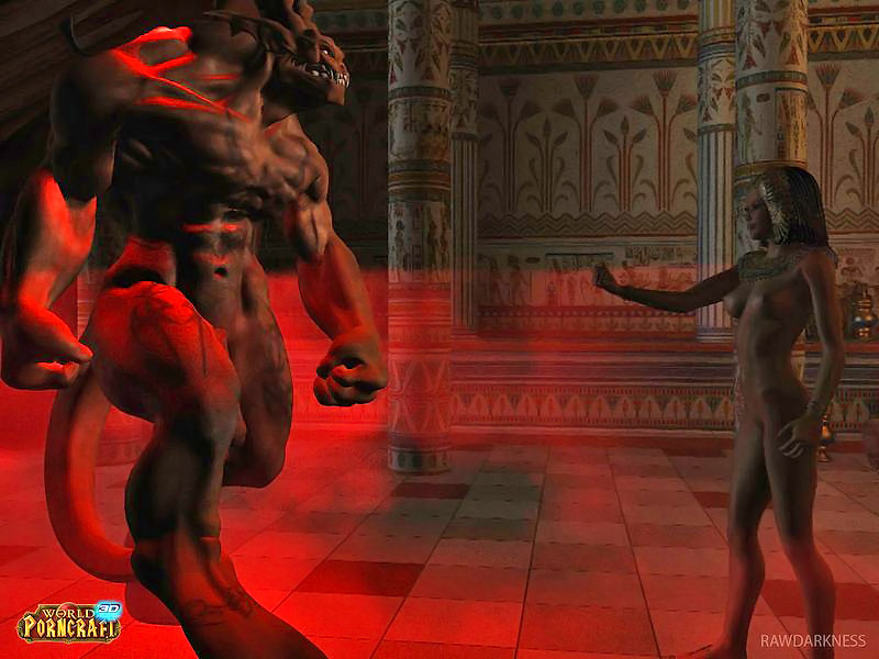 Rawdarkness 3d Demon Sex - Insatiable queen of Egypt fucking a demon at 3dEvilMonsters