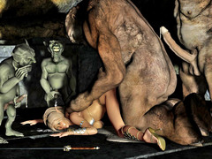 picture #8 ::: Trolls and goblins join forces to rape a hottie