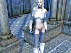 picture #1 ::: Amazing striptease session by a gorgeous elven hottie