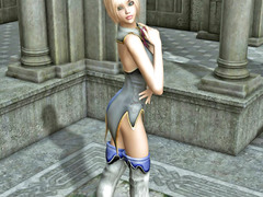 picture #2 ::: Lusty elven girl takes her clothes off