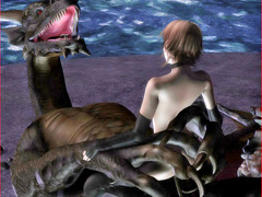 picture #2 ::: Horny dragon decides to play with his sexy prey