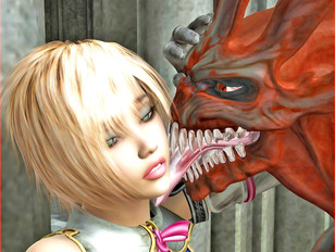picture #1 ::: Seducing 3D babes getting fucked by aliens, monsters and demons