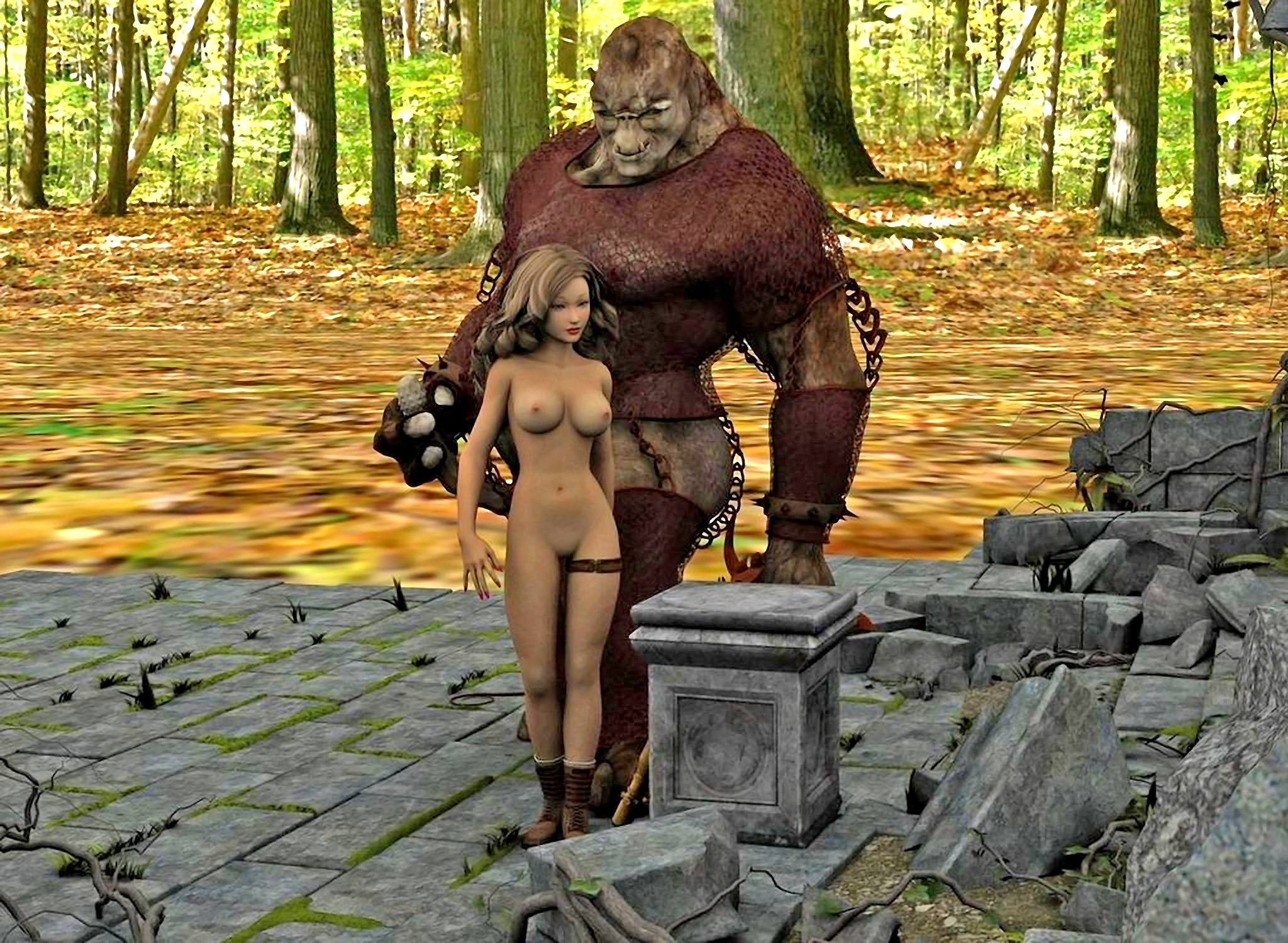 2048px x 1500px - Grotesque hentai ogre porn featuring poor human girls fucked by evil ogres.  | KingdomOfEvil 3d